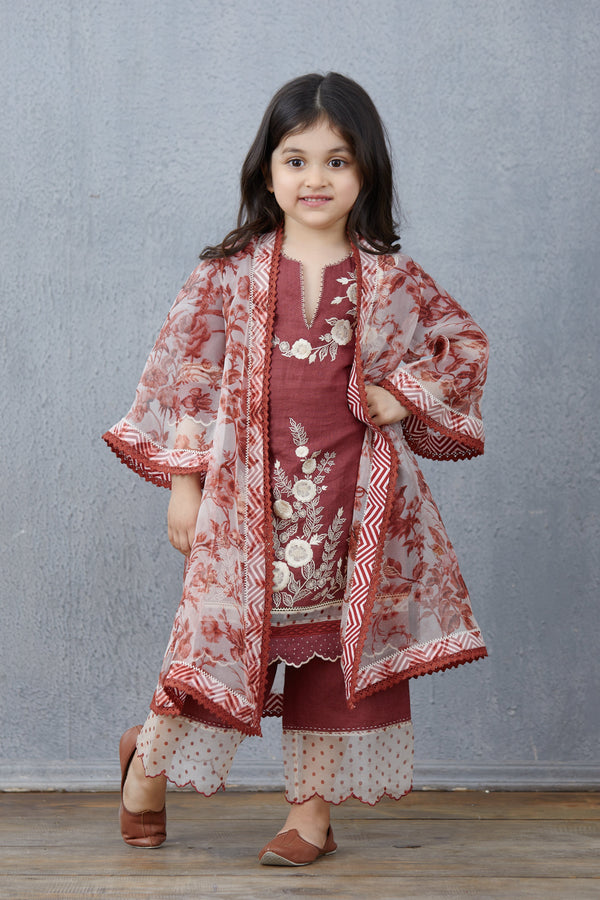 Sale - Bhuri Kali Naavya Jacket Set