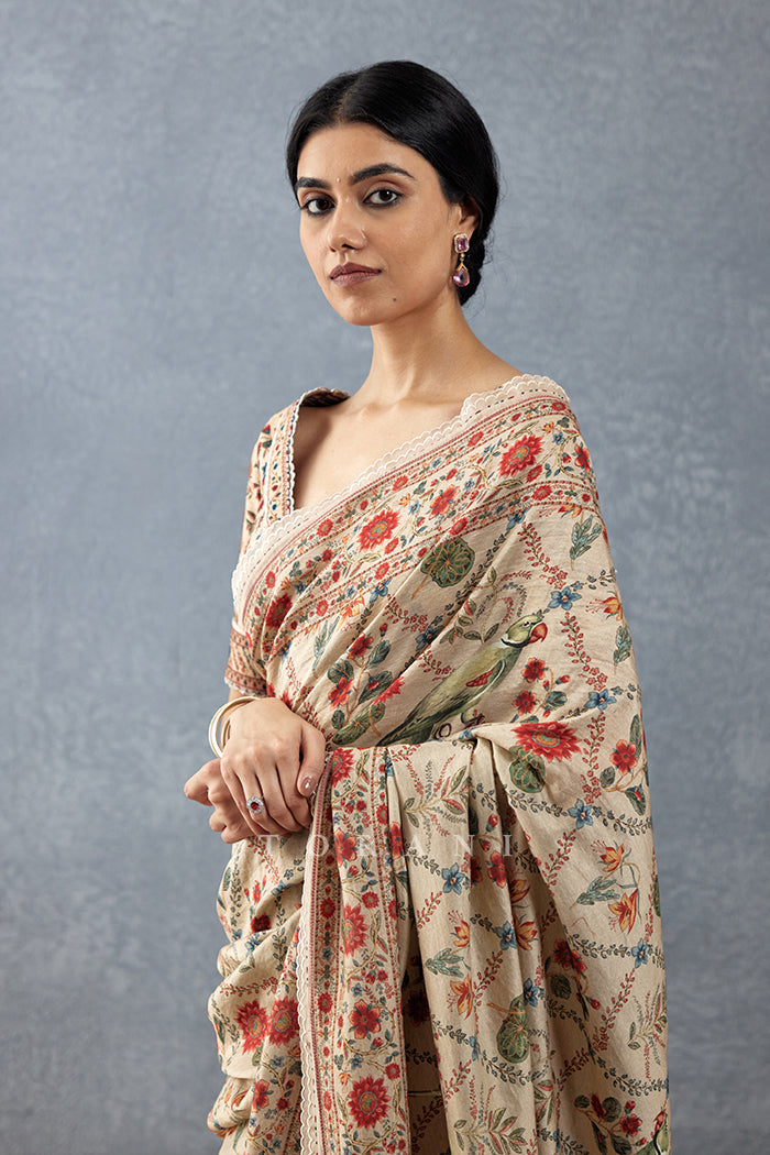 Sale- Badami Phoolan Saree