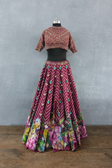 Sale- Manika Saadat Gul Lehenga & Blouse