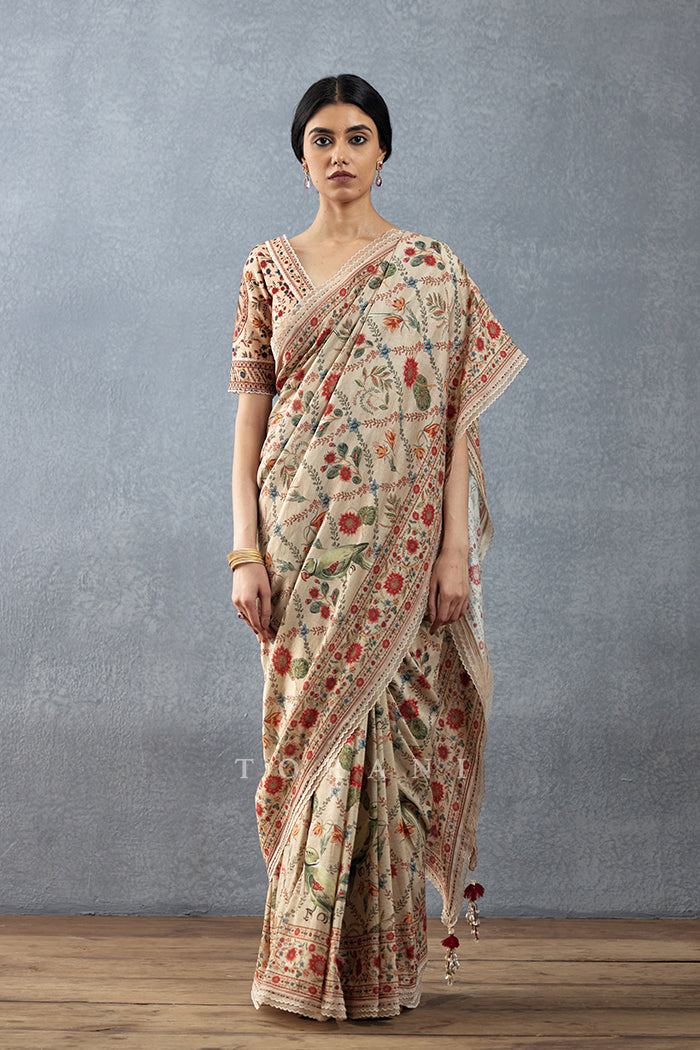 Sale- Badami Phoolan Saree