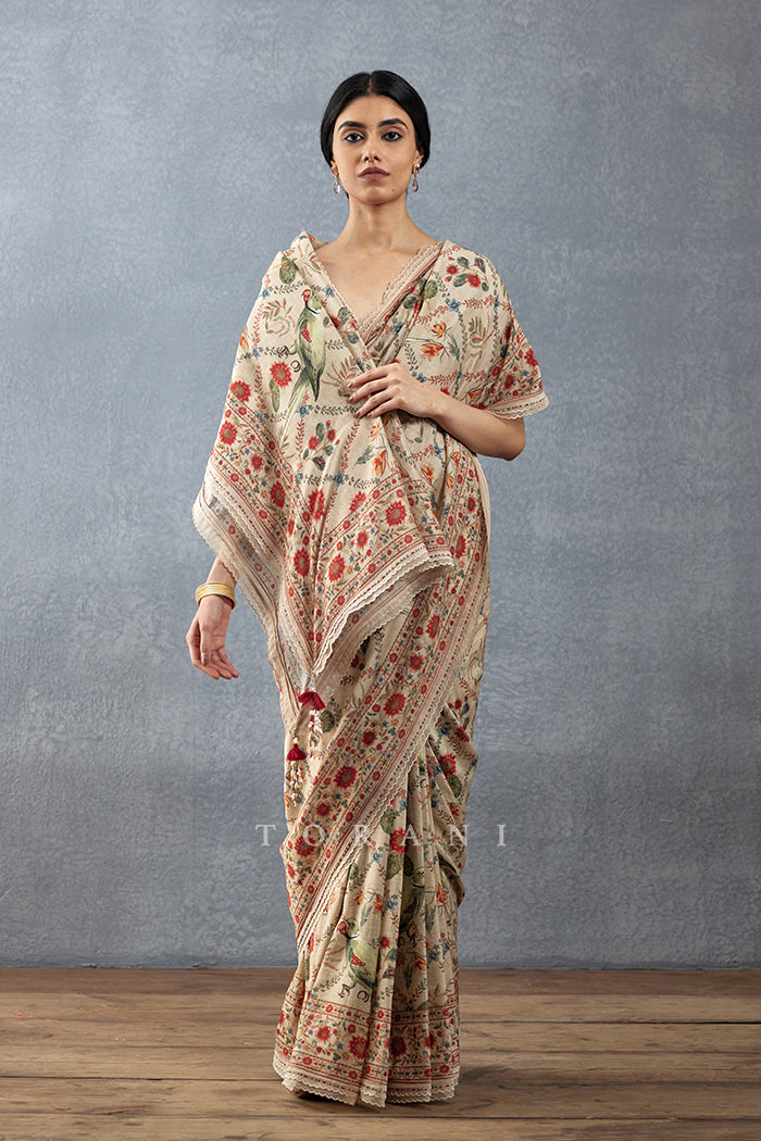 Sale- Badami Phoolan Saree