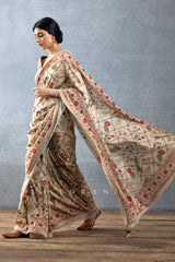 Sale- Badami Phoolan Saree