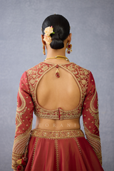 Gerua Subhi Lehenga Set