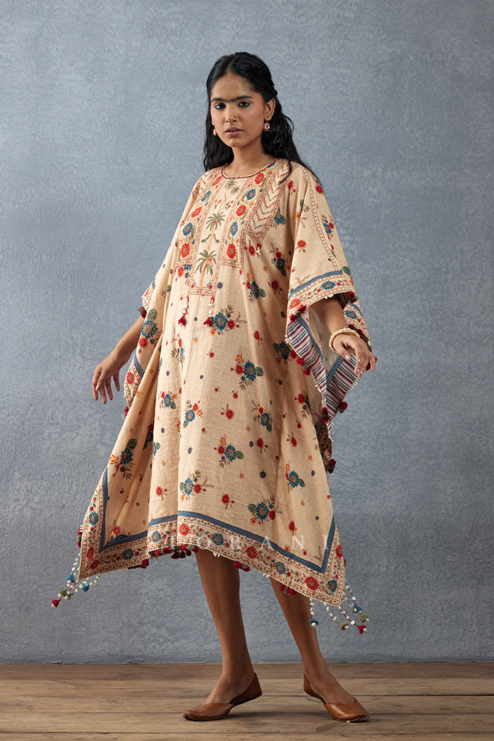 Sale- Badami Mahtaab Kaftan