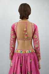 handwoven chanderi Backless blouses