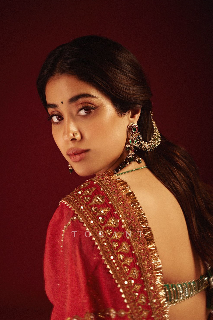 Janhvi Kapoor in our Saroja Ramani Saree  Set