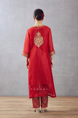 SINDOORI REVATHI KURTA SET with Inner