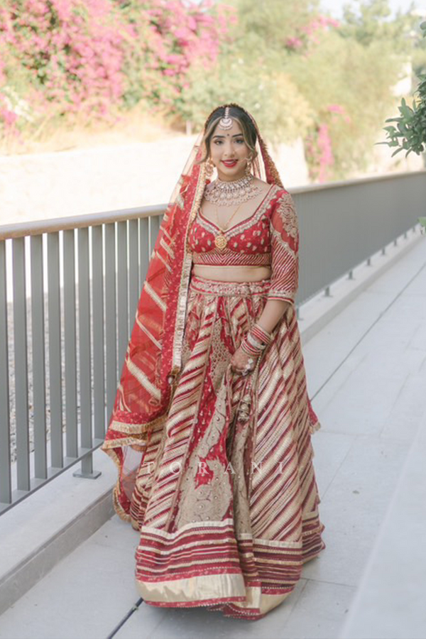 Vaishali In Our Sindoori Arunima Lehenga Set