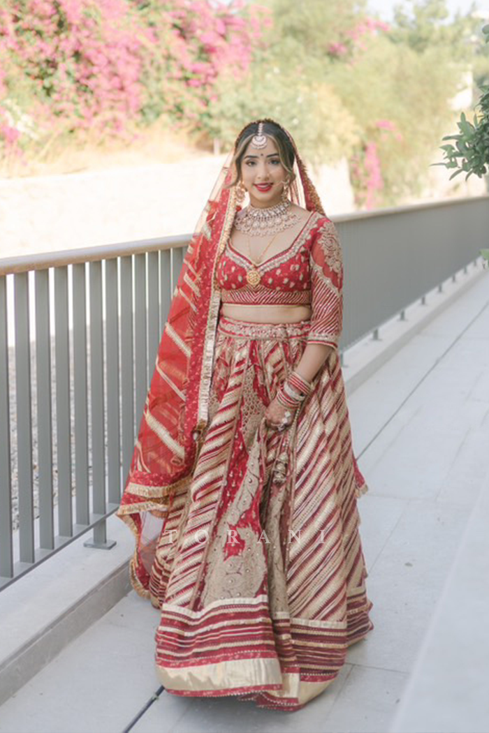 Vaishali In Our Sindoori Arunima Lehenga Set