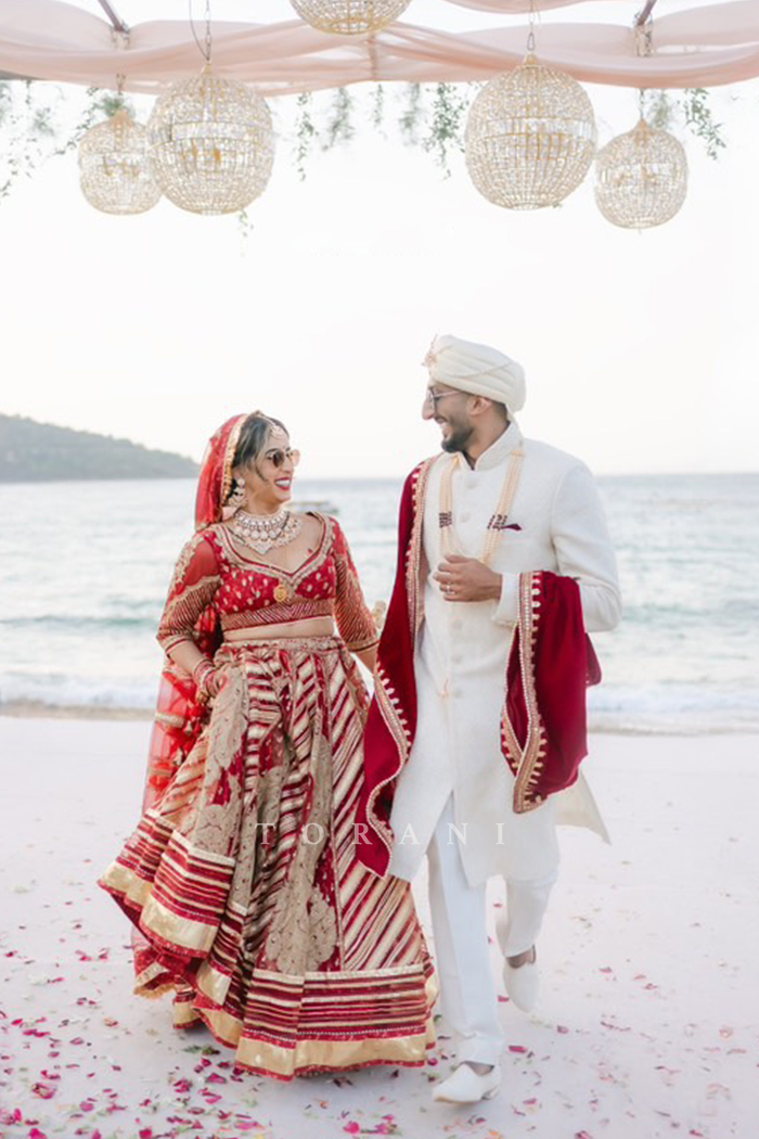 Vaishali In Our Sindoori Arunima Lehenga Set