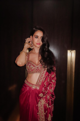 Disha Patani In our Lohit Lasya Saree set