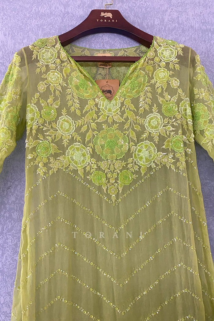 Angoori Jeeya Kurta Set / Damaged