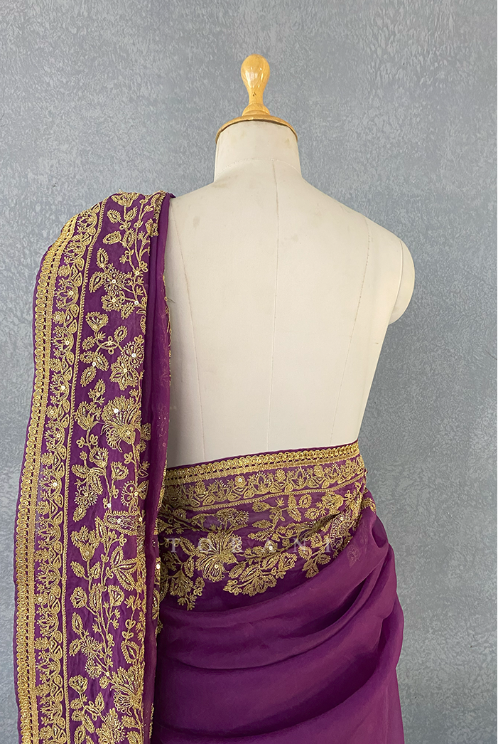 Gul-Rez Yashoda Saree / Damaged