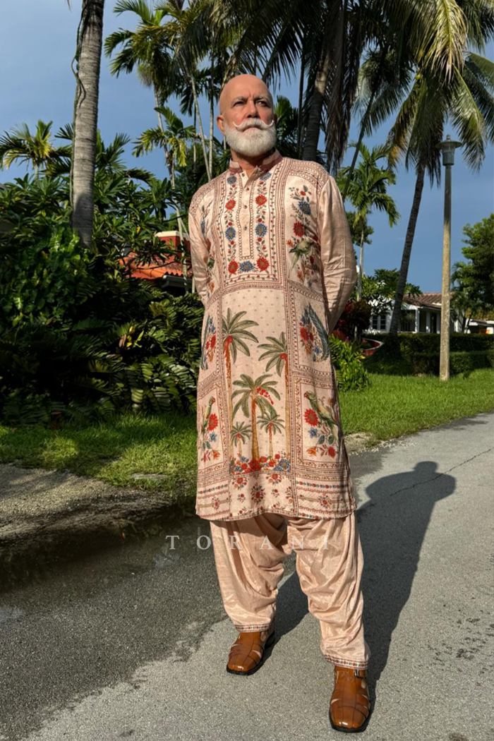 Miguel Seco  In Our Badami Ashfaq Tarifa Kurta Set