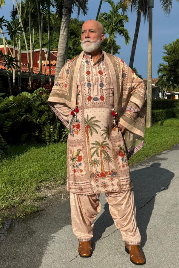 Miguel Seco  In Our Badami Ashfaq Tarifa Kurta Set