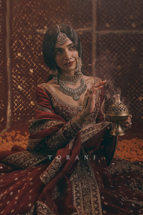 Khush Magazine Featuring Our Shamse Raazi Anarkali Set