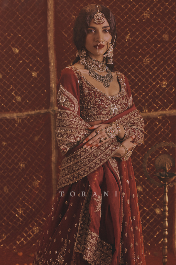 Khush Magazine Featuring Our Shamse Raazi Anarkali Set