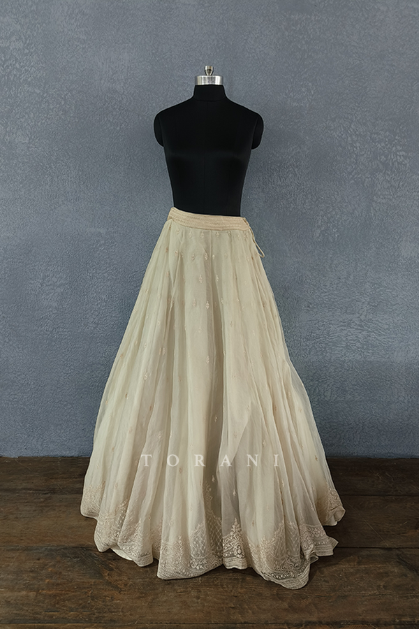 Sale- Mogra Rubani Lehenga Skirt