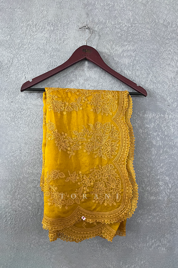 Sunehra Sutlej Anarkali Dupatta/ Damage