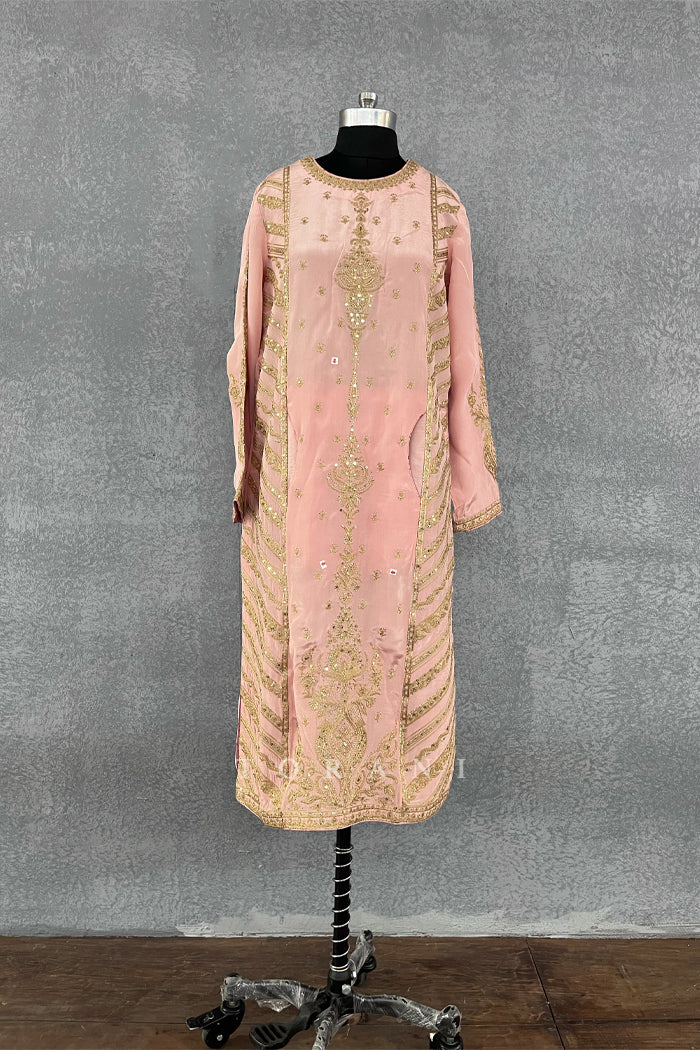 Gul-Mohar Rivaya Kurta with Pants/ Damage