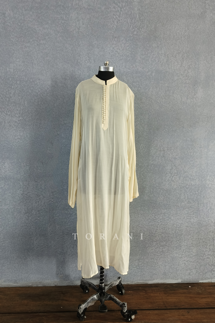 Shwet Anila Kurta / Damage