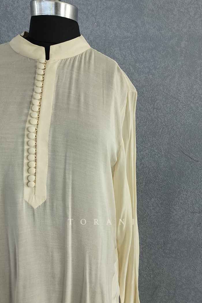 Shwet Anila Kurta / Damage