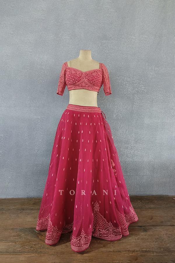 Sale-Rang Raas Morina Lehenga Skirt and Blouse