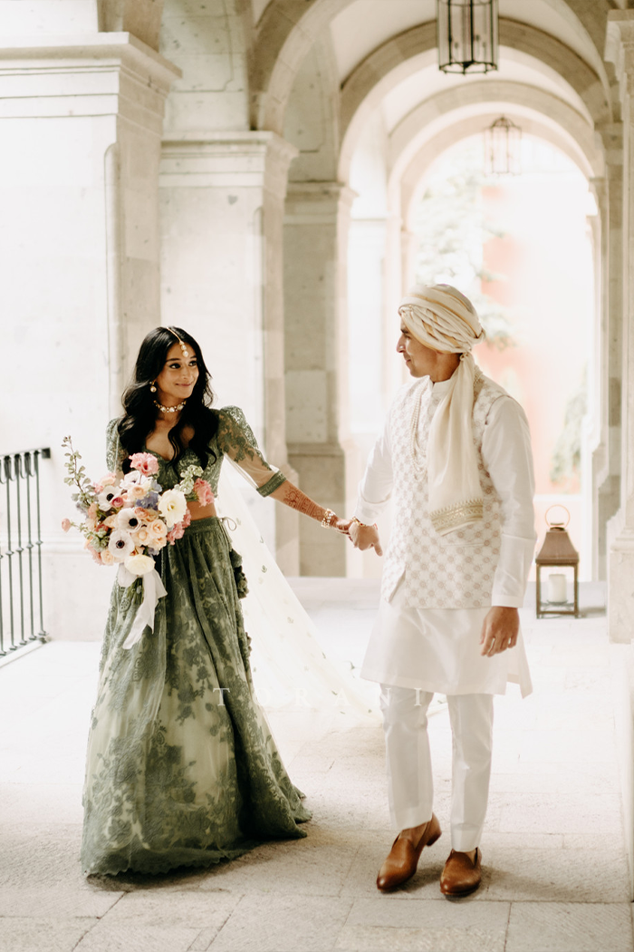 SAMANTHA HOSSAIN IN OUR JAITUNI HANSINI LEHENGA SET