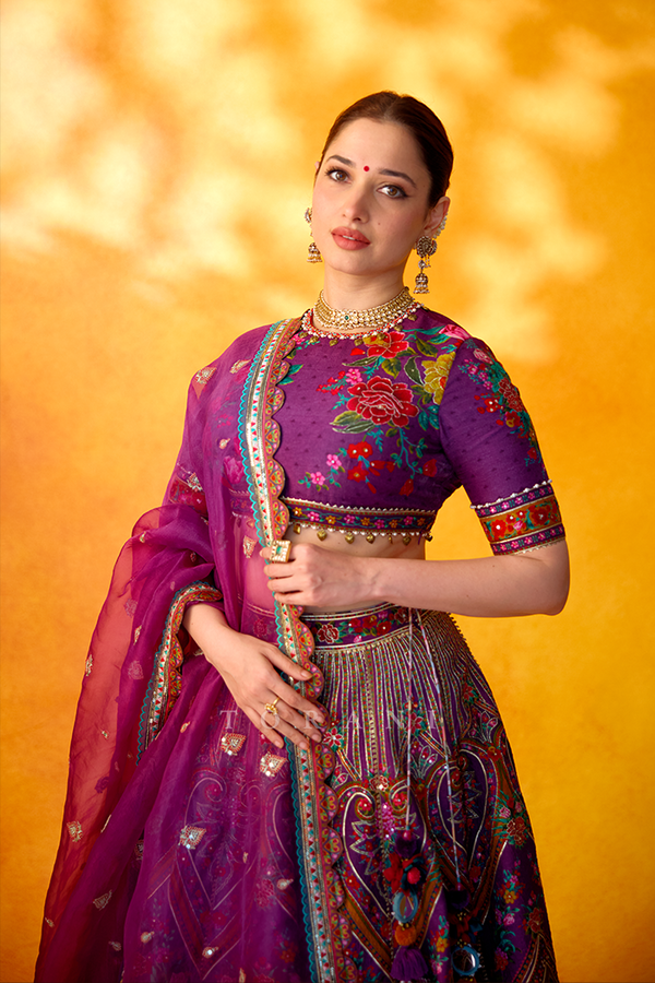 Tamannah Bhaita In Our Dil Kusha Iram Lehenga Set