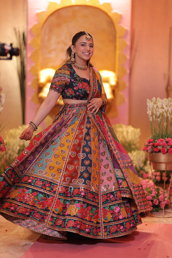 Dr. Vanni Dutta  In Our Dil Rangrez lehenga Set