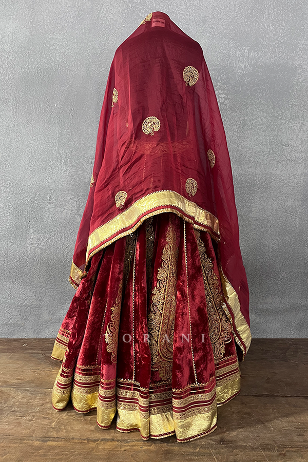 Sale-Sindoori Dhwani Lehenga