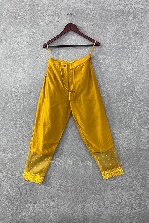 Sale- Zard Kalidaar Paavni Pants