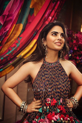 Isha Ambani In Our Custom Dil-Rang Shareefa Lehenga Set