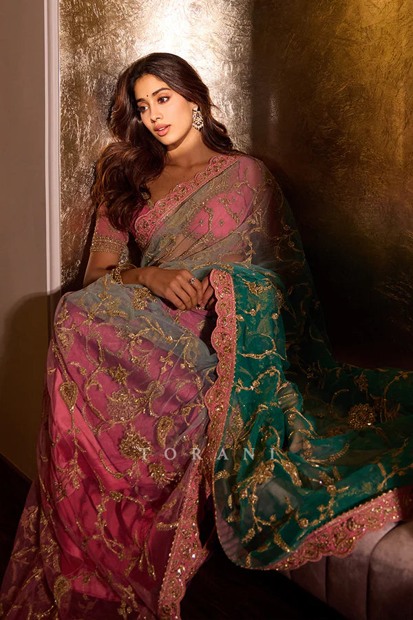 Sagar Poshaki Angia Saree