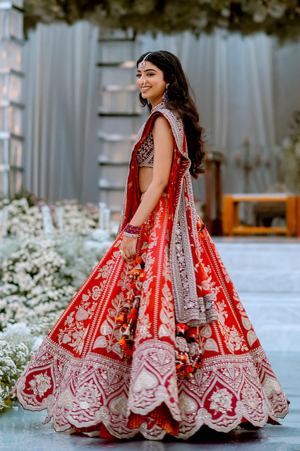 Pranavi Reddy In Our Custom Saroj Naimisha Lehenga Set