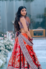 Pranavi Reddy In Our Custom Saroj Naimisha Lehenga Set