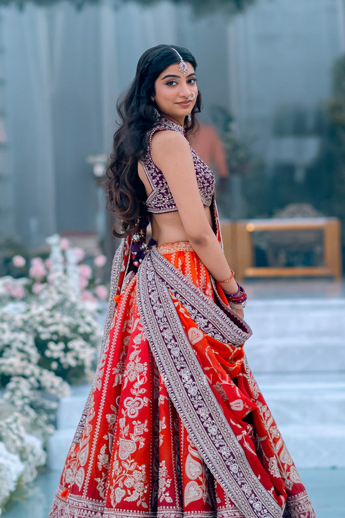 Pranavi Reddy In Our Custom Saroj Naimisha Lehenga Set