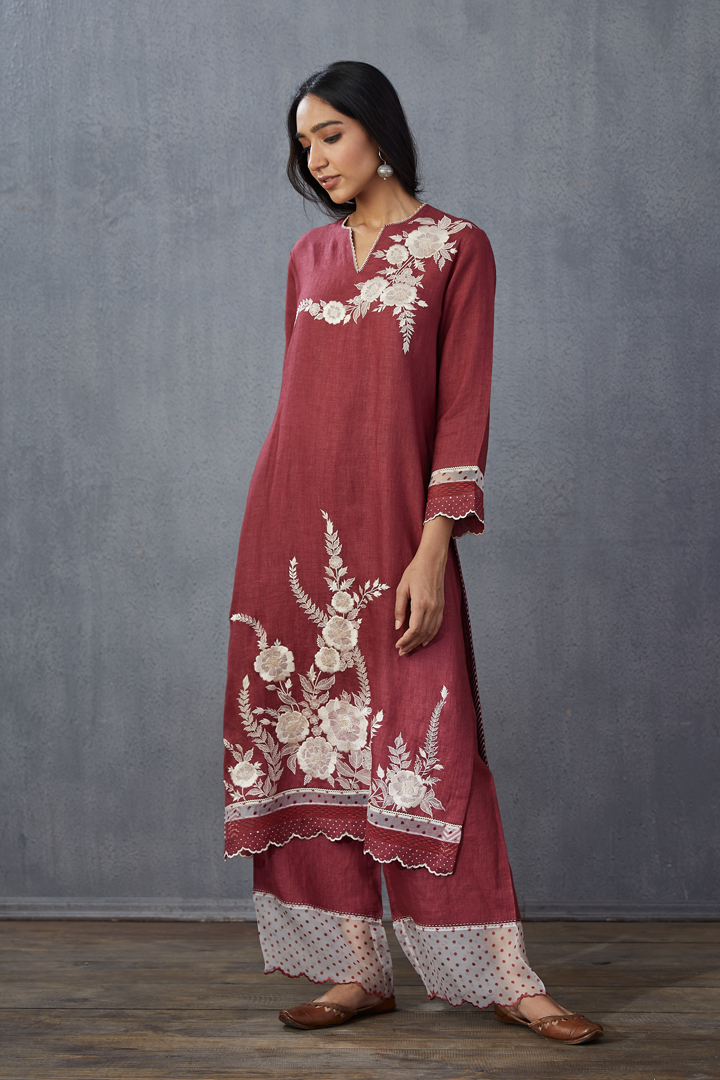 Bhuri Kali Naavya Kurta Set