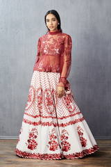 Sale-Bhuri Gauraiya Poulami Lehenga Set