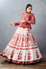 Sale-Bhuri Gauraiya Poulami Lehenga Set