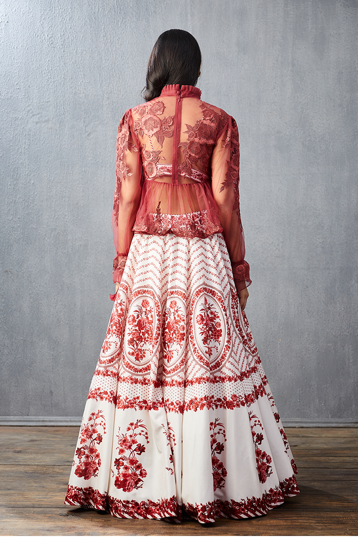 Sale-Bhuri Gauraiya Poulami Lehenga Set