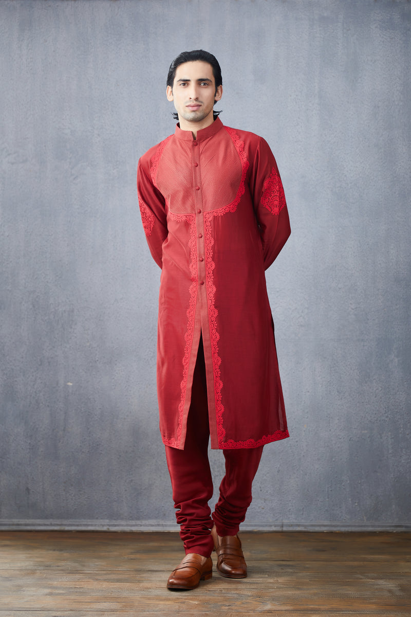 SURKH RAHIL KURTA