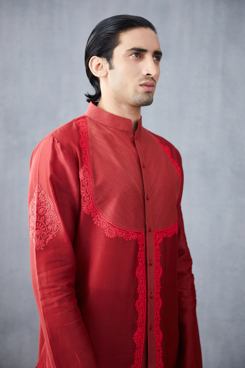 SURKH RAHIL KURTA